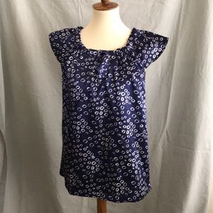 The Limited Dark Blue Blouse